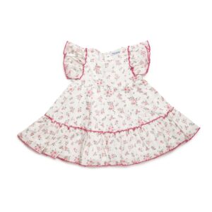 Vestido Juliana volantes "Flores"