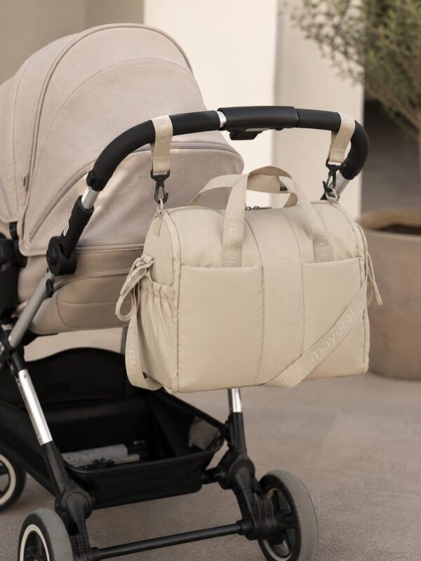 915776 Bolso maternal y carro color beige 3