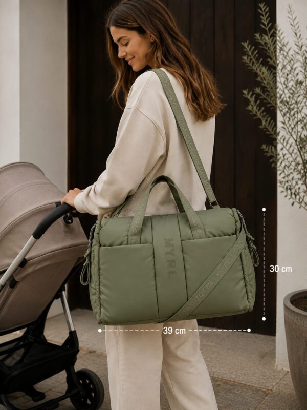 915778 Bolso maternal y carro color beige 6