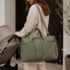 Bolso maternal y carro color verde 2 Bolso maternal y carro color verde 2