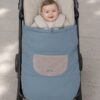 Saco Silla Bebé Azul petróleo y beige Mayoral 1 Saco Silla Bebé Azul petróleo y beige Mayoral 1