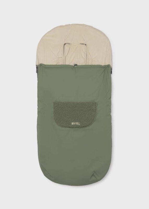 918828 Saco Silla Bebé Verde y Beige Mayoral 6