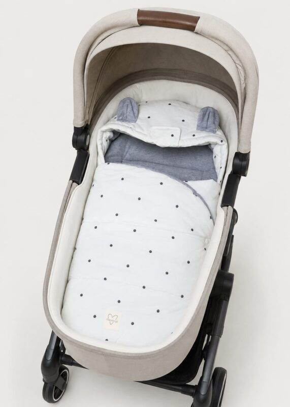 919087-3 Saco para capazo bebé bodoques grises 3