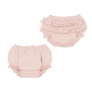 Braga Mayoral volantes "Rosa nude"