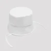 Gorro de playa Ysabel Mora de algodón blanco ala recta 1 Gorro de playa Ysabel Mora de algodón blanco ala recta 1