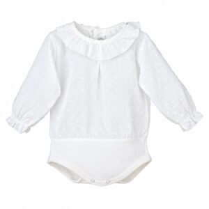 Body Camisa Plumeti blanco Calamaro