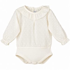 Body Camisa Plumeti marfil Calamaro