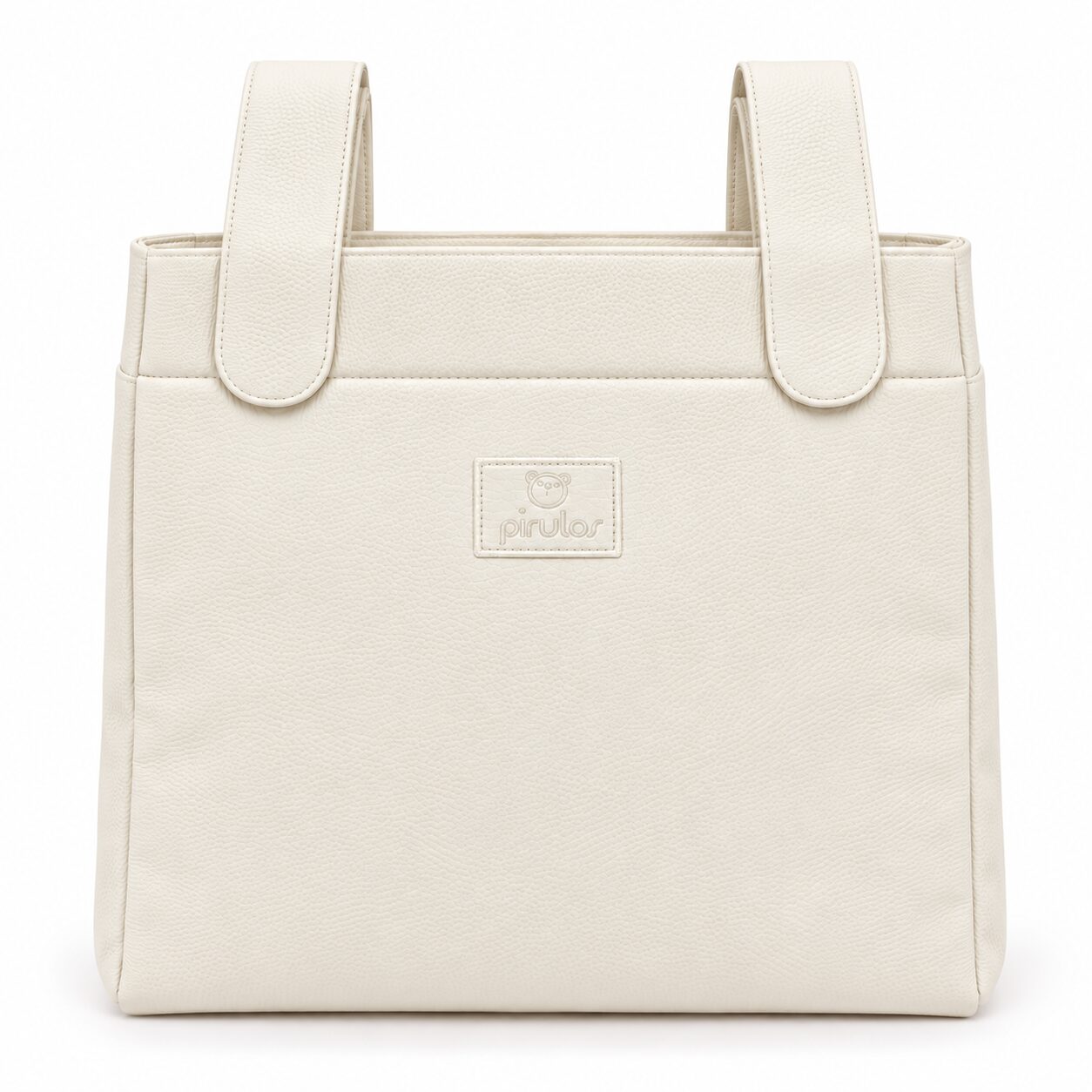 Bolso panera Pirulos color marfil Bolso Panera Bebé Pirulos Blanco Nata 34x34 cm 3