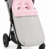 Saco de Invierno Universal para Silla de Paseo – Polipiel Gris Piedra y Bodoques Rosas 2 Saco de Invierno Universal para Silla de Paseo – Polipiel Gris Piedra y Bodoques Rosas 2