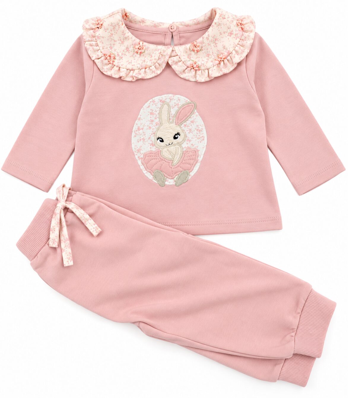 ChatGPT Image 16 sept 2026, 18_02_47 Conjunto Niña Rosa con Cuello Floral y Conejito 4