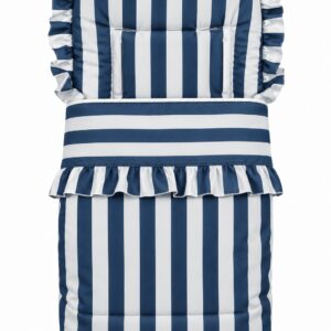 Saco para silla de paseo – Rayas azul marino y blanco 4 Saco para silla de paseo – Rayas azul marino y blanco 7