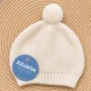 Gorro de Punto con Pompón Color Crudo Juliana 2