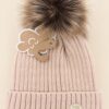 Gorro de Punto Nude con Pompón Marrón y Beige Monnuage (2-8 Años) 1 Gorro de Punto Nude con Pompón Marrón y Beige Monnuage (2-8 Años) 1
