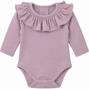 Body Bebé Calamaro Baby Nude con Cuello de Volante – Manga Larga  Descripción