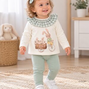 Conjunto niña 2 piezas- "Conejitos"