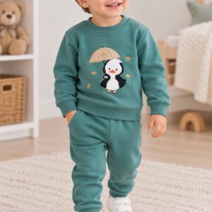 Chándal 2 piezas. Sudadera + pantalón "Pingüino"