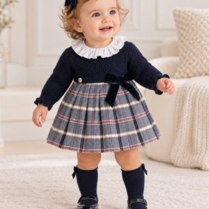 Vestido Juliana "Punto-Cuadritos"