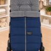 Saco de silla de paseo Pirulos Street azul marino con interior de coralina gris 1 Saco de silla de paseo Pirulos Street azul marino con interior de coralina gris 1