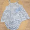 Conjunto 2 piezas Cuadros. Vestidito+ Ranita 2 Conjunto 2 piezas Cuadros. Vestidito+ Ranita 2