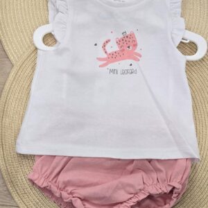Conjunto 2 piezas. Leopardo