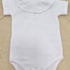 Body cuello volante color blanco. 2