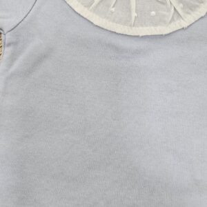 Body cuello volante plumeti color celeste. 7