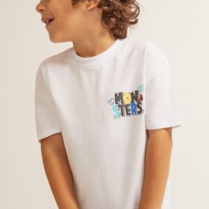 Camiseta Estampado Delantero y Trasero Monsters. 11