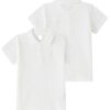 Polo blanco manga corta 1
