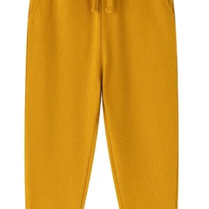 Pantalón primavera de chándal mostaza