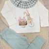 Conjunto niña 2 piezas- "Conejitos" 2 Conjunto niña 2 piezas- "Conejitos" 2