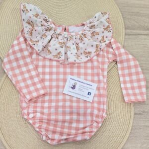 Pelele niña- "Vichy animalitos" - 12 meses
