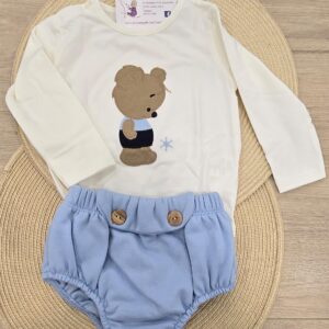 Conjunto niño 2 piezas- Camiseta + Pololo "Animalito"