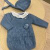 Conjunto de punto 3 piezas. “Azul” 2 Conjunto de punto 3 piezas. “Azul” 2