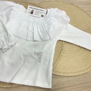 Camiseta volante "Blanco"