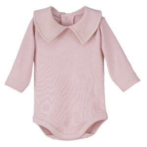 Body Calamaro cuello de pico "Rosa maquillaje"