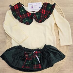 Conjunto 2 piezas niña. "Navideño"