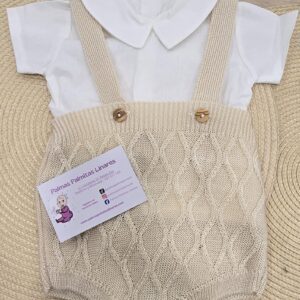 Conjunto 2 piezas de hilo "Beige"