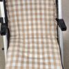 Colchoneta para silla universal "Vichy camel" 1