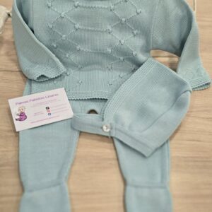Conjunto 3 piezas de hilo "Verde agua"