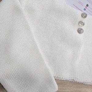 Rebeca de hilo corta "Marfil" 4 Rebeca de hilo corta "Marfil" 7