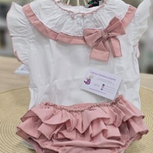 Conjunto 2 piezas "Rosa maquillaje"