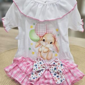 Conjunto Camiseta + Faldita"Conejito"