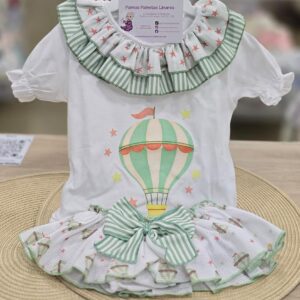 Conjunto Camiseta + Faldita "Globos"