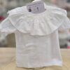 Camiseta de manga corta con cuello "Blanco" 2