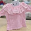Camiseta de manga corta con cuello "Rosa" 2