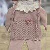 Conjunto 3 piezas de hilo "Rosa maquillaje" 1