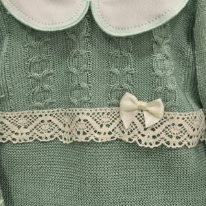 Conjunto 3 piezas de hilo cuello bebé "Verde" 4 Conjunto 3 piezas de hilo cuello bebé "Verde" 7