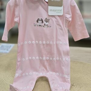 Pijama largo Mayoral "Perritos/Florecitas"