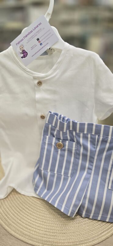 WhatsApp Image 2026-03-10 at 11.38.12 (1) Pantalón a rayas + Camisa cuello de pico "Azul/Blanco" 5
