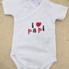 Body manga corta cruzado I LOVE PAPI 2 Body manga corta cruzado I LOVE PAPI 2